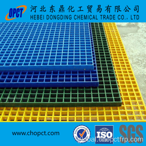 China Molded fiberglass reinforced plastic FRP GRP grating chemical plant Factory